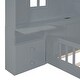 preview thumbnail 16 of 55, Platform Bed with Shelves and a set of Sockets and USB Port