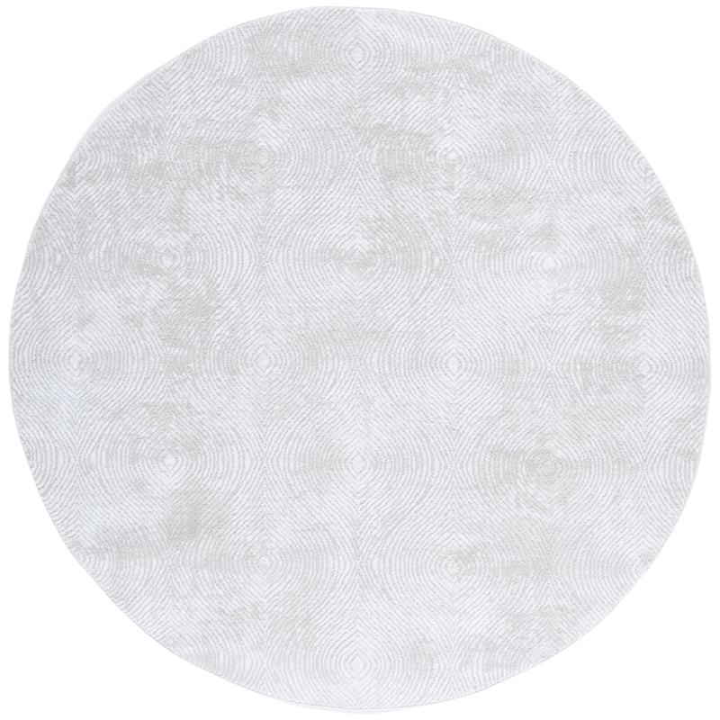 SAFAVIEH Carter Ehrentraud Modern & Contemporary Rug - 6'7" Round - Ivory/Taupe