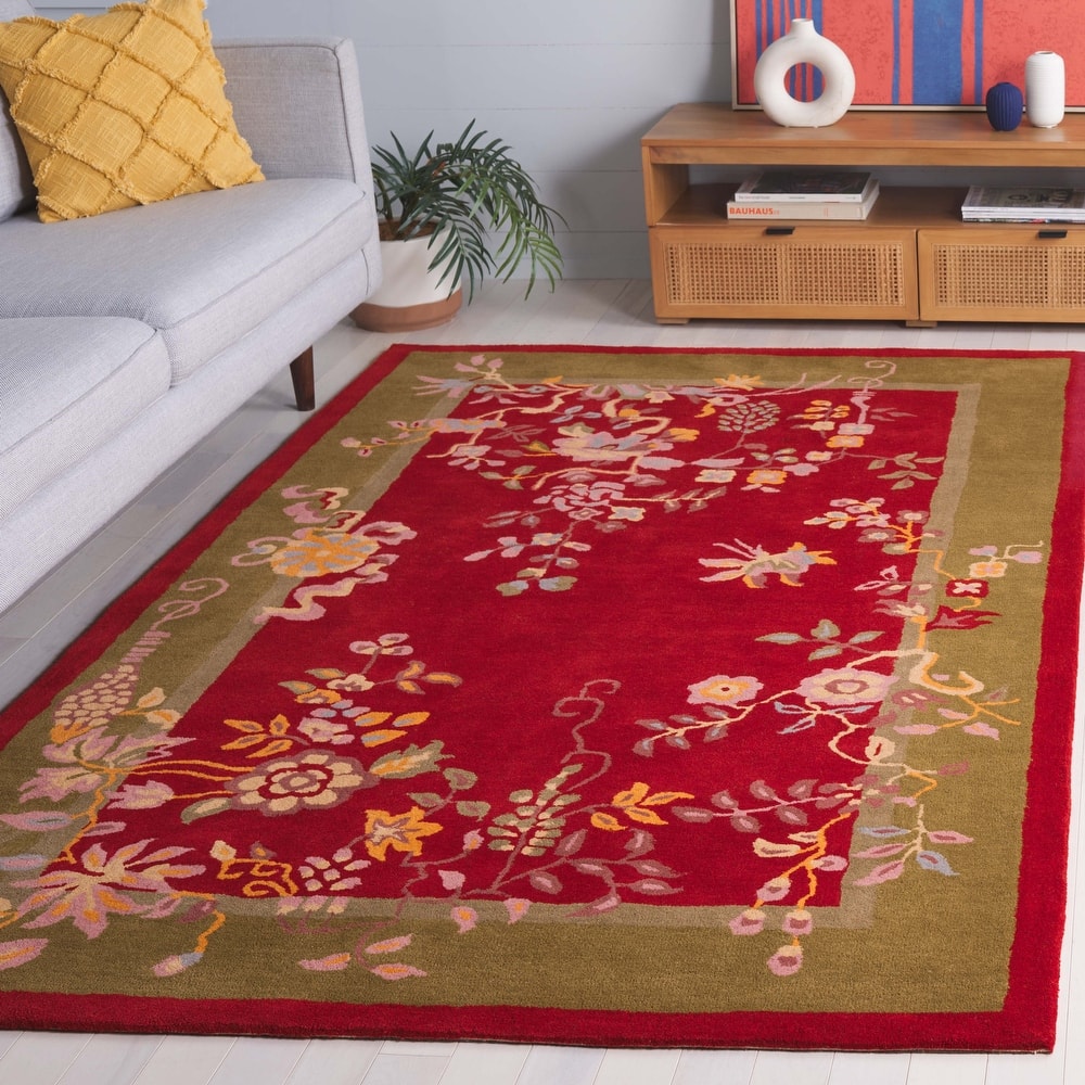 SAFAVIEH Handmade Metro Iroda French Country Wool Rug