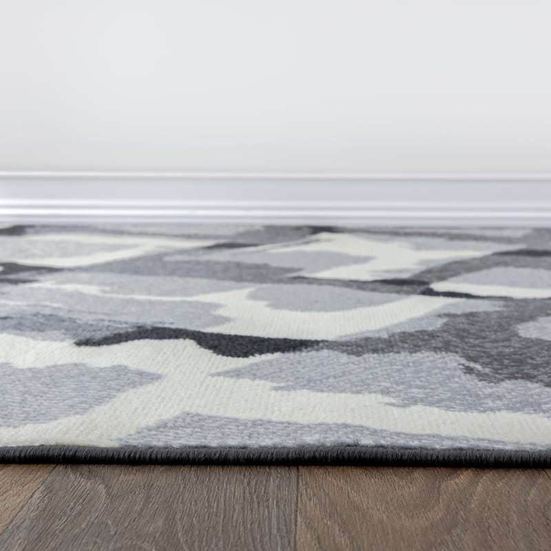 World Rug Gallery Contemporary Abstract Design Area Rug