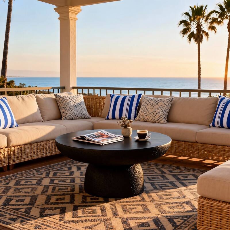 Round Coffee Tables Accent Center Table