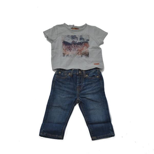 Shop 7 For All Mankind Two Piece Sweater And Jeans Set For Boys