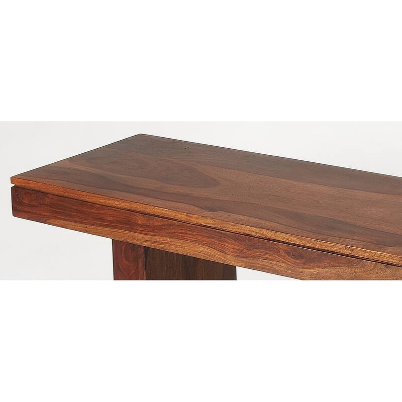 Butler Hewett Brown Wood Bench