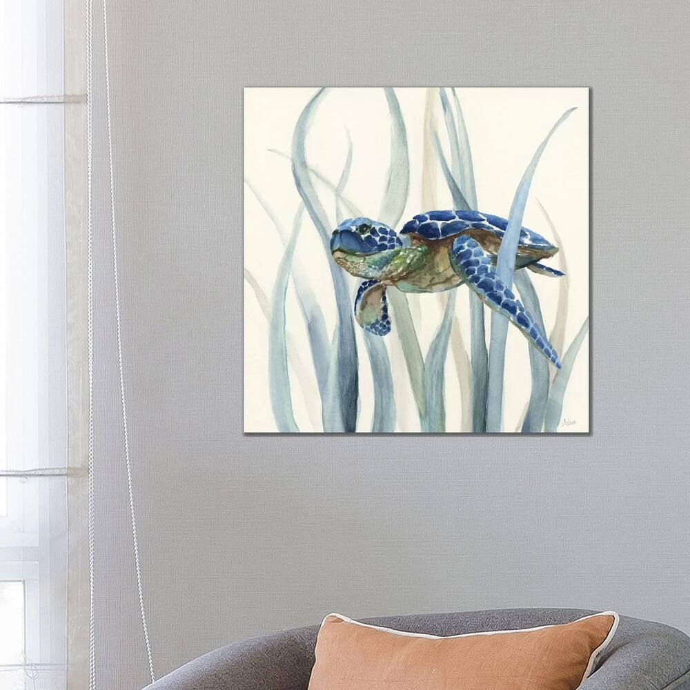 iCanvas "Turtle in Seagrass II" by Nan Canvas Print