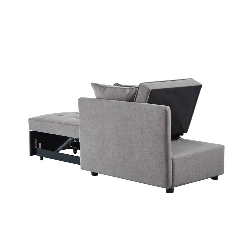 4 in 1 Convertible Recliner Couch Sleeper Sofa