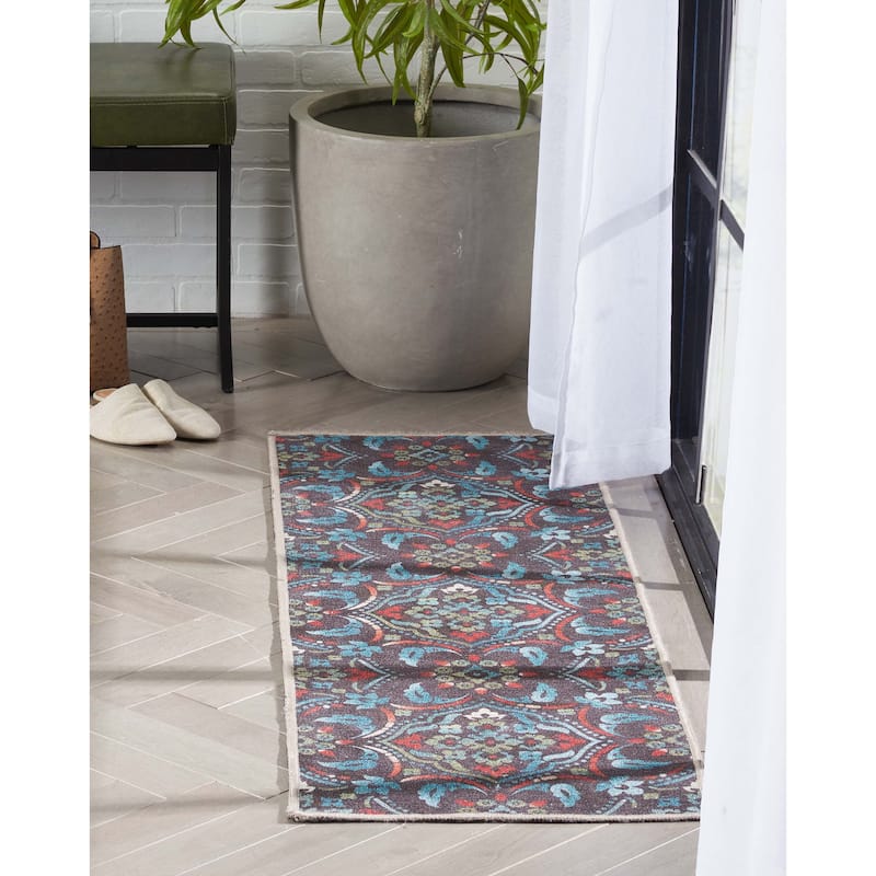 Well Woven Kings Court Florence Tile Multi-Medallion Modern Area Rug