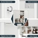 preview thumbnail 40 of 54, Futzca Bathroom Cabinet Wall Mounted, Storage Cabinet with Doors and Shelves
