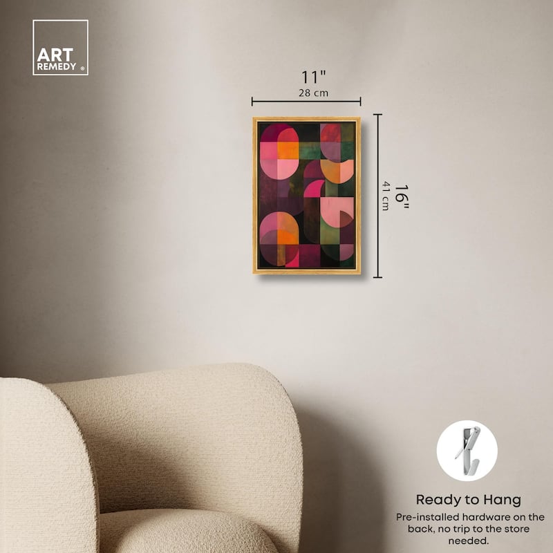 Bauhaus Romance Canvas by Art Remedy