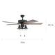 The Gray Barn Stormy Grain Aged Bronze 52-inch LED Ceiling Fan