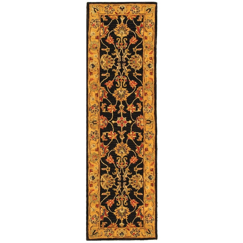 SAFAVIEH Handmade Heritage Kimono Traditional Oriental Wool Rug