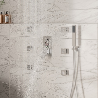 2" Classic Body Spray with Self-Cleaning Nozzles - Wall-Mount Body Jet, 1 Piece (Valve Not Included) - 2" x 2"