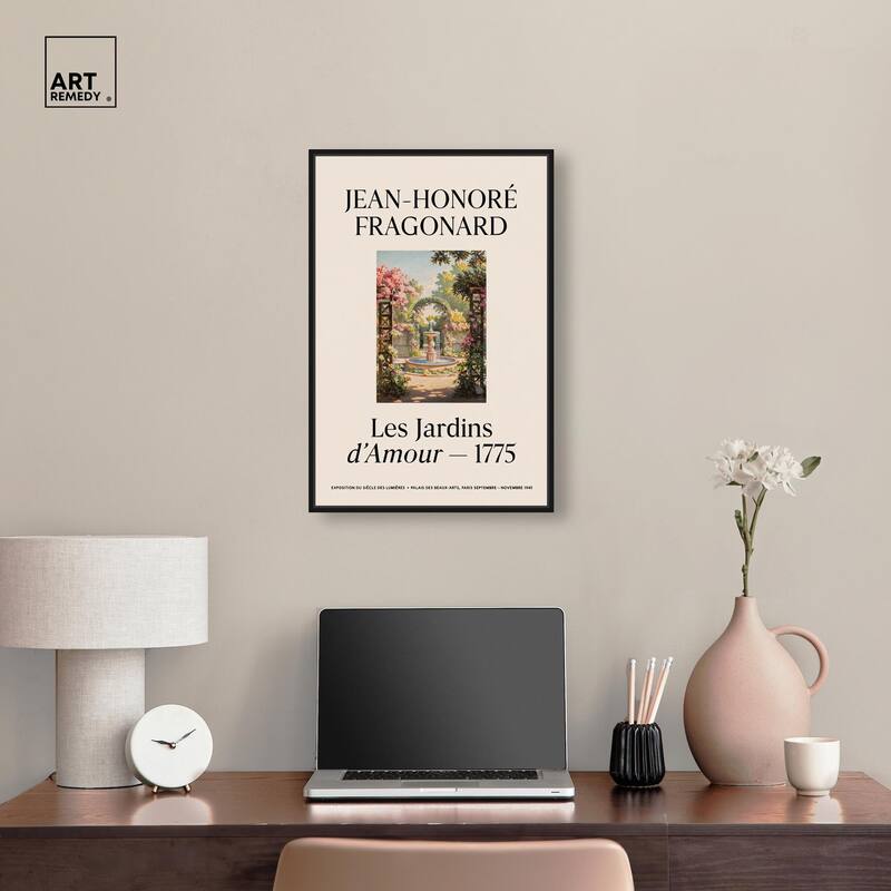 Romantic Gardens Canvas by Art Remedy