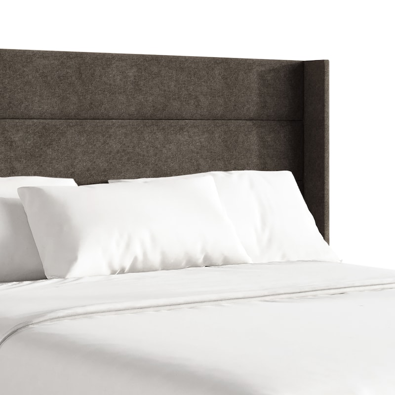 CraftPorch Modern Wingback Platform Lift Up Storage Bed