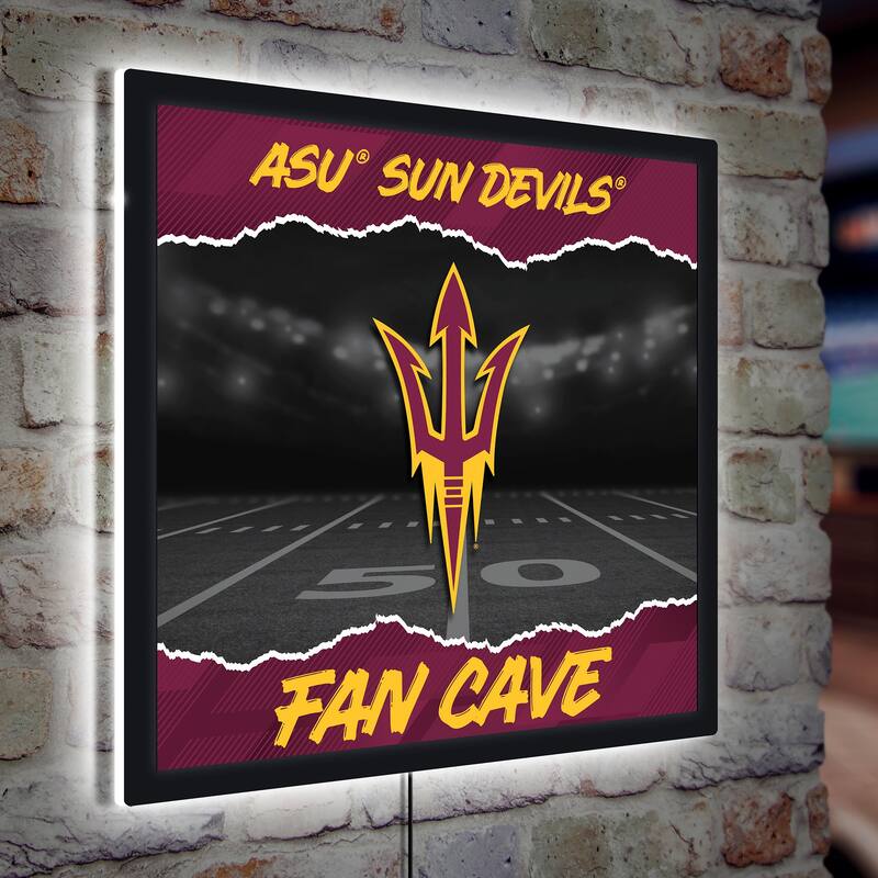Arizona State University LED Lighted Sign - Grey