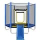 preview thumbnail 8 of 7, 7FT Trampoline for Kids with Safety Enclosure Net, Slide and Ladder, Round Outdoor Recreational Trampoline