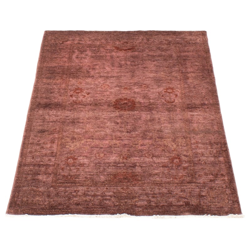 ECARPETGALLERY Hand-knotted Vibrance Brown Wool Rug - 3'11 x 5'11