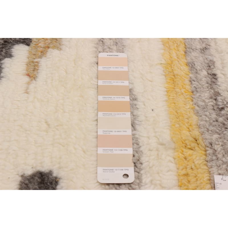 ECARPETGALLERY Hand-knotted Tangier Ivory Wool Rug - 8'0 x 10'0