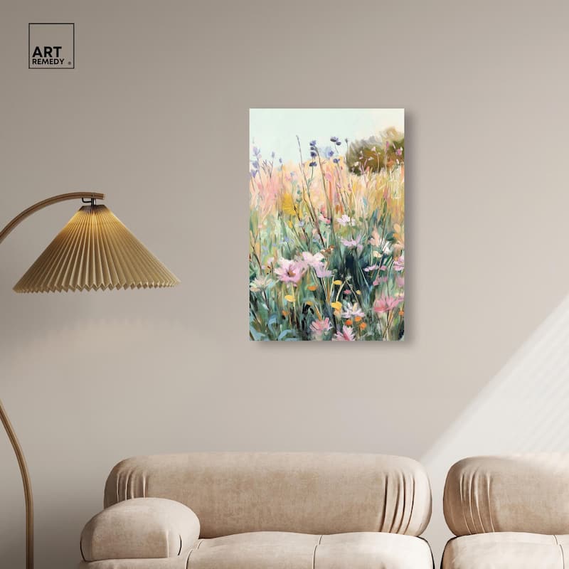 Floral Impressionism II Canvas by Art Remedy, Gallery Wrapped