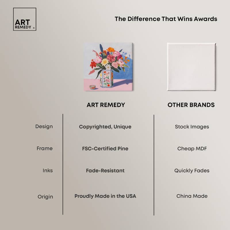 Spring's Riot Canvas by Art Remedy, Gallery Wrapped