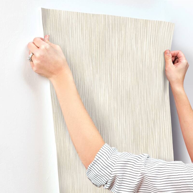 A-Street Prints Largo Neutral Striated Wallpaper