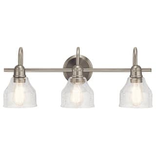 Kichler Lighting Avery 3-light Brushed Nickel Bath Vanity Fixture
