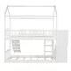 preview thumbnail 9 of 16, Designed with Safety Twin Over Twin Bunk Bed with 2-Drawers and Slide, House Bed with Slide