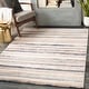 preview thumbnail 4 of 23, Ajax Modern Striped Area Rug 11'10" x 15' - Blue/Grey
