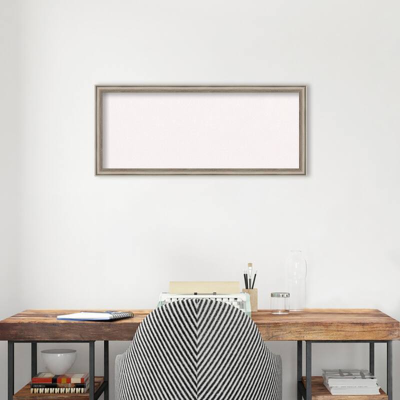 Salon Scoop Copper Wood Framed White Corkboard Bulletin Board