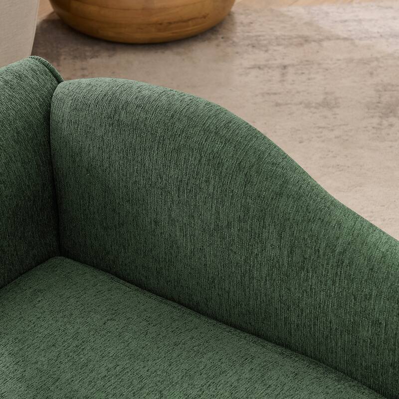 Oversized Pet Sofa, Elegant Modern Linen Fabric Elevated Dog Sofa Bed, Oversized Rectangular Pet Bed with Backrest & Armrest