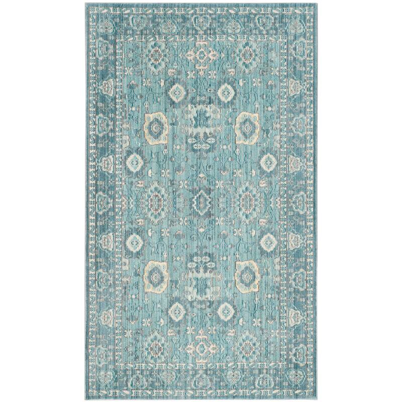 SAFAVIEH Valencia Cidalia Distressed Vintage Boho Oriental Polyester Rug