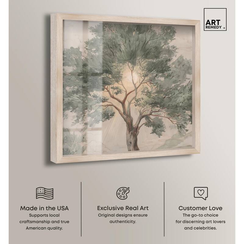 Emanating Branches II Shadowbox by Art Remedy