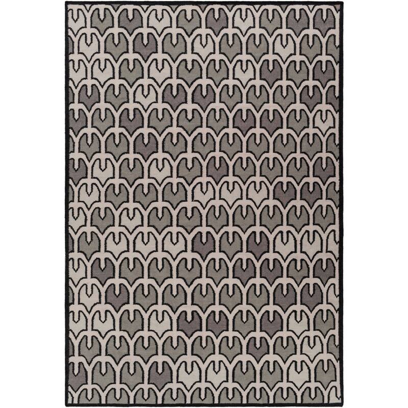 Hand-woven Brett Reversible Wool Area Rug