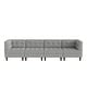 preview thumbnail 51 of 146, Madison Oversized Upholstered Corduroy Modular Sectional Sofa