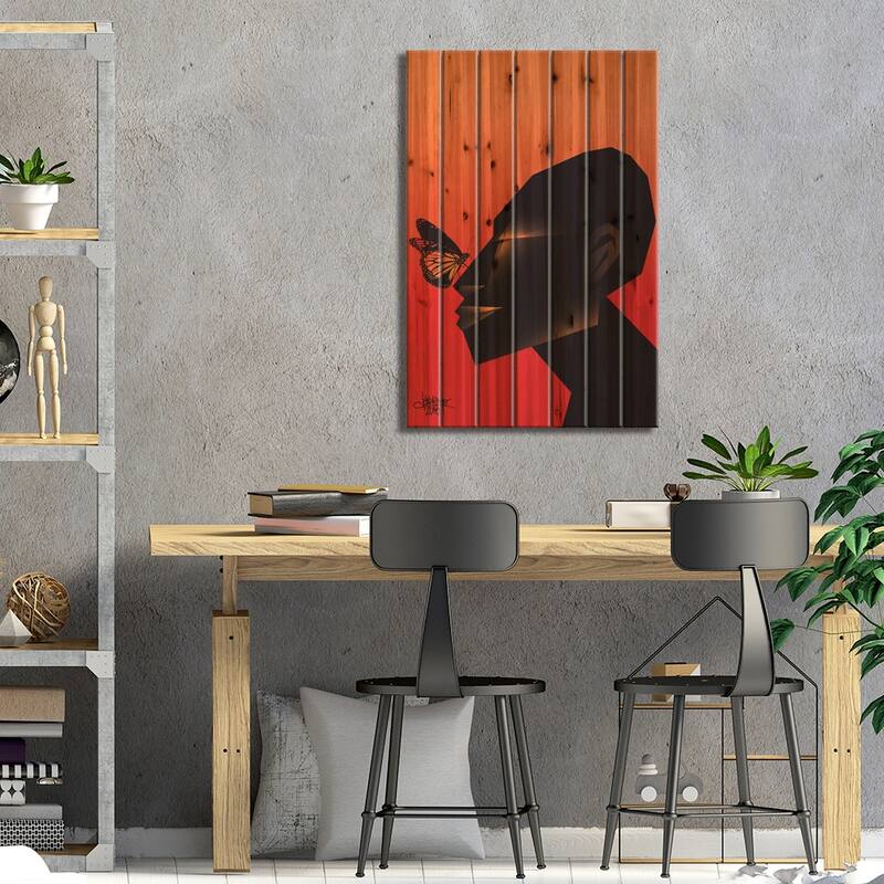 Dry I Print On Wood by VCalvento - Multi-Color