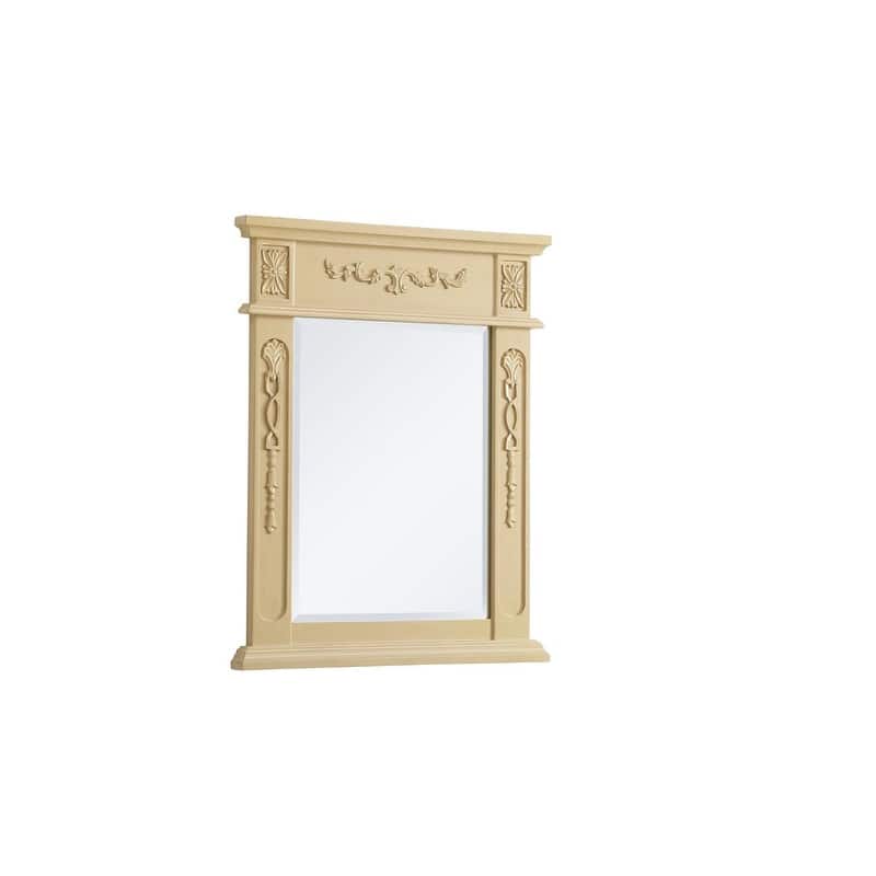 Elegant Lighting Antique Beige Vanity Mirror (22" x 28")