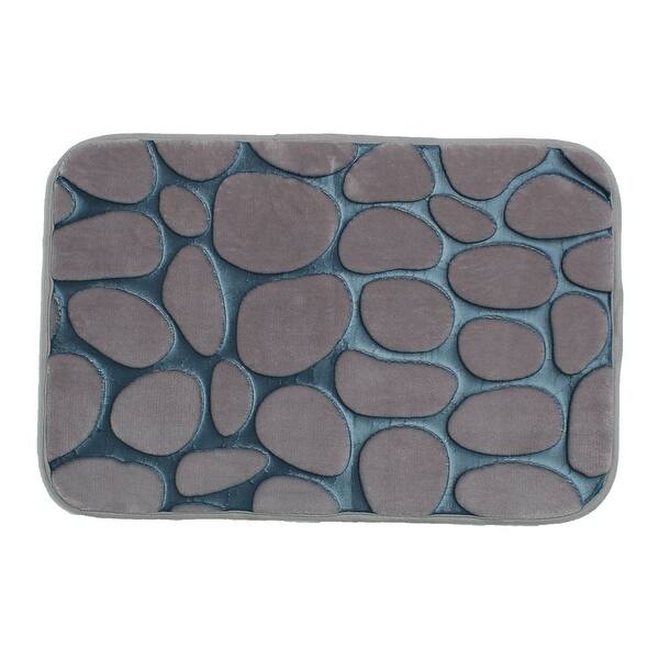 Shop Bath Mat Rug 24 X 16 Flannel Fabric Memory Foam Fill