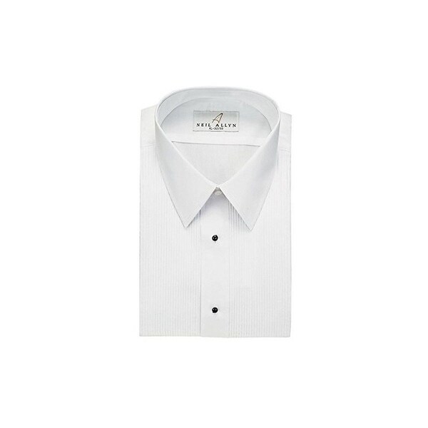 Neil Allyn Mens 1//4 Pleat Tuxedo Shirt /& Accessories 3-Piece Set