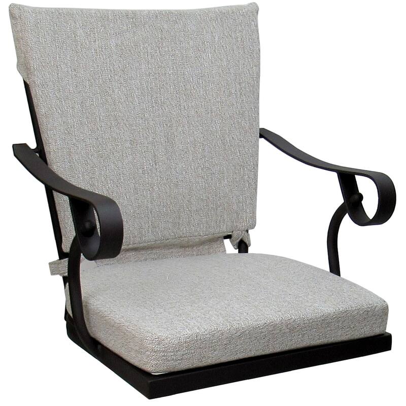 Outdoor or Indoor Patio Swivel Dining Chair - Jamey