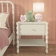 preview thumbnail 13 of 33, Max and Lily Jenny Lind Nightstand with 1 Drawer and Bottom Shelf