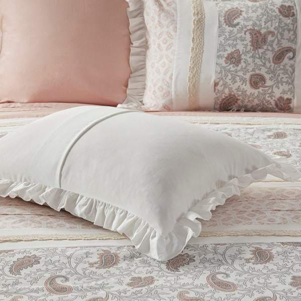 Shop Madison Park Vanessa 9 Piece Cotton Percale Comforter Set On Sale Overstock 19891183