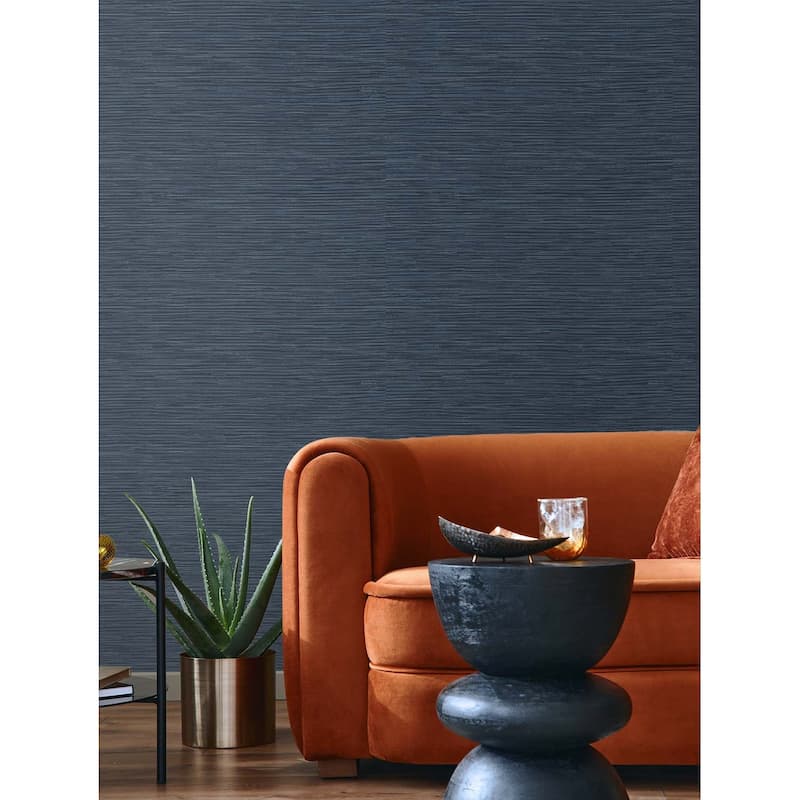 NextWall Cyrus Faux Grasscloth Peel and Stick Wallpaper