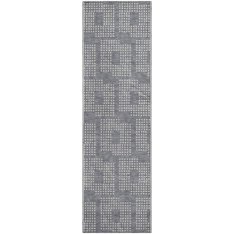 Premium Washable Super Soft Modern Houndstooth Mayfield Rug