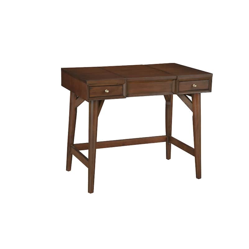Alpine Furniture Flynn Bedroom Vanity, Walnut