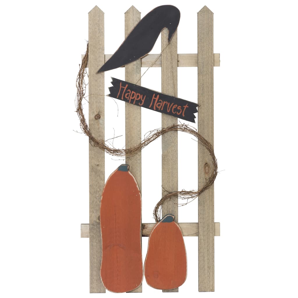 Autumn Farmhouse Harvest Fence Decoration