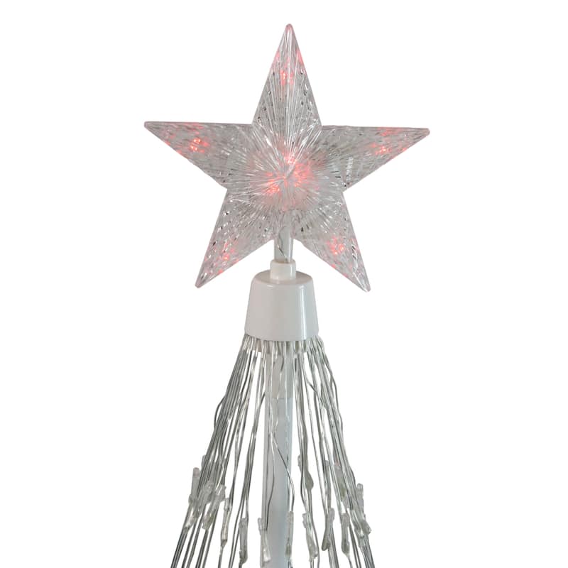 4' Red LED Lighted Christmas Tree Show Cone Outdoor Decoration