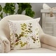 preview thumbnail 4 of 4, Botanical Pillow With Holiday Design 20"X20" - Cover Only