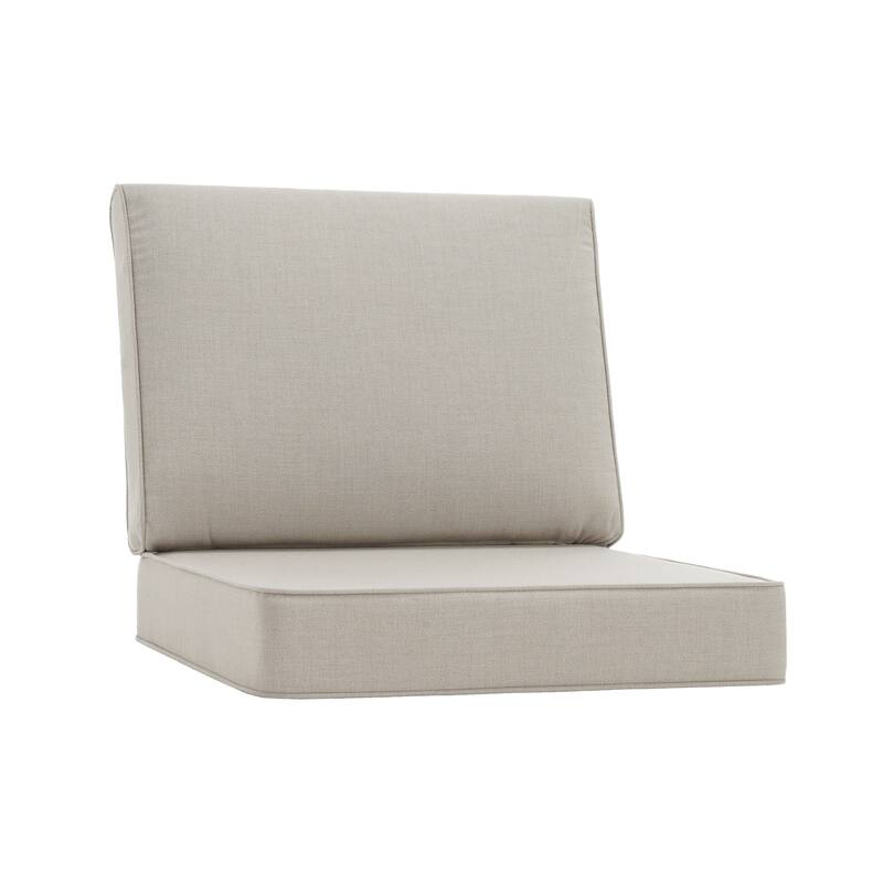 Outdoor 4.7" Thick Sunbrella Cushion Set with Back and Seat Cushions