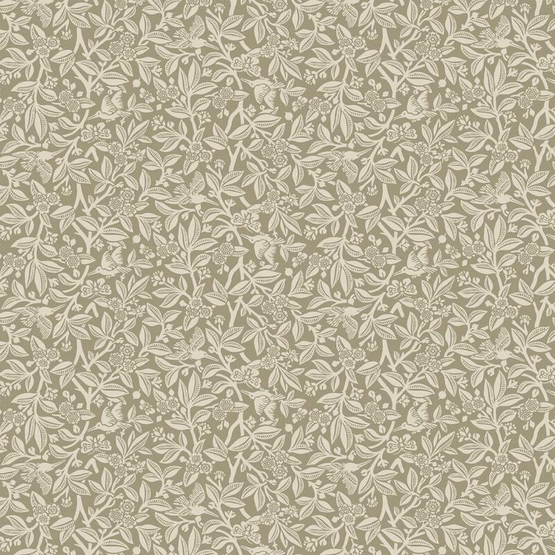 Laura Ashley Nutgrove Lichen Wallpaper