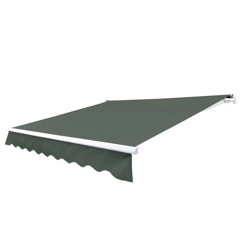ALEKO Fabric Replacement for 10 x 8 feet Retractable Patio Awning Green