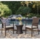 preview thumbnail 23 of 23, Christopher Knight Home 3-Piece Outdoor Wicker Chat Set with Cushions - N/A Corsica/Brown/Cushion